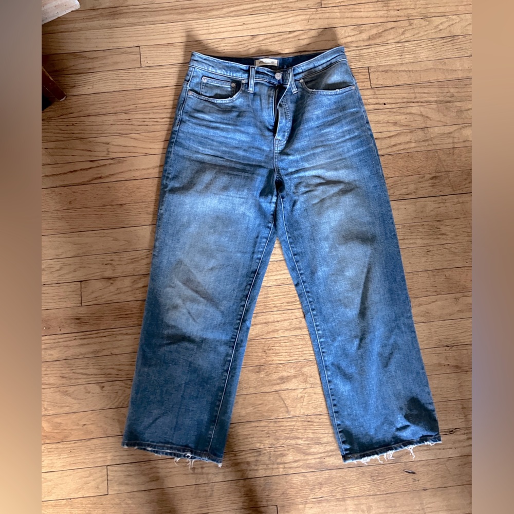 🩵Classic Madewell Slim Wide Leg Crops🩵